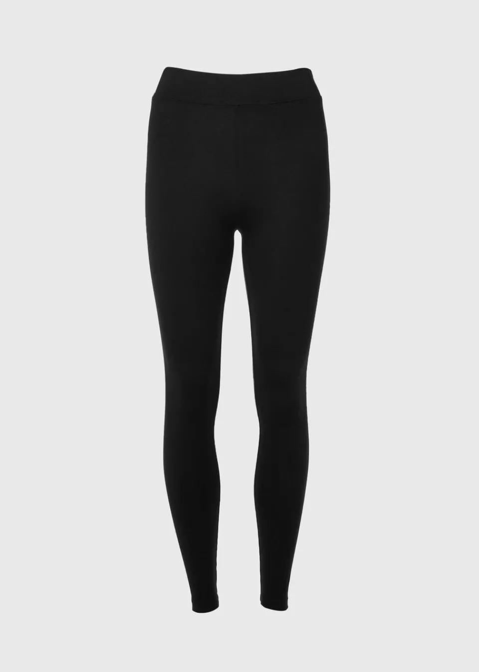 Loungewear>Papaya 2 Pack Black Cotton Leggings
