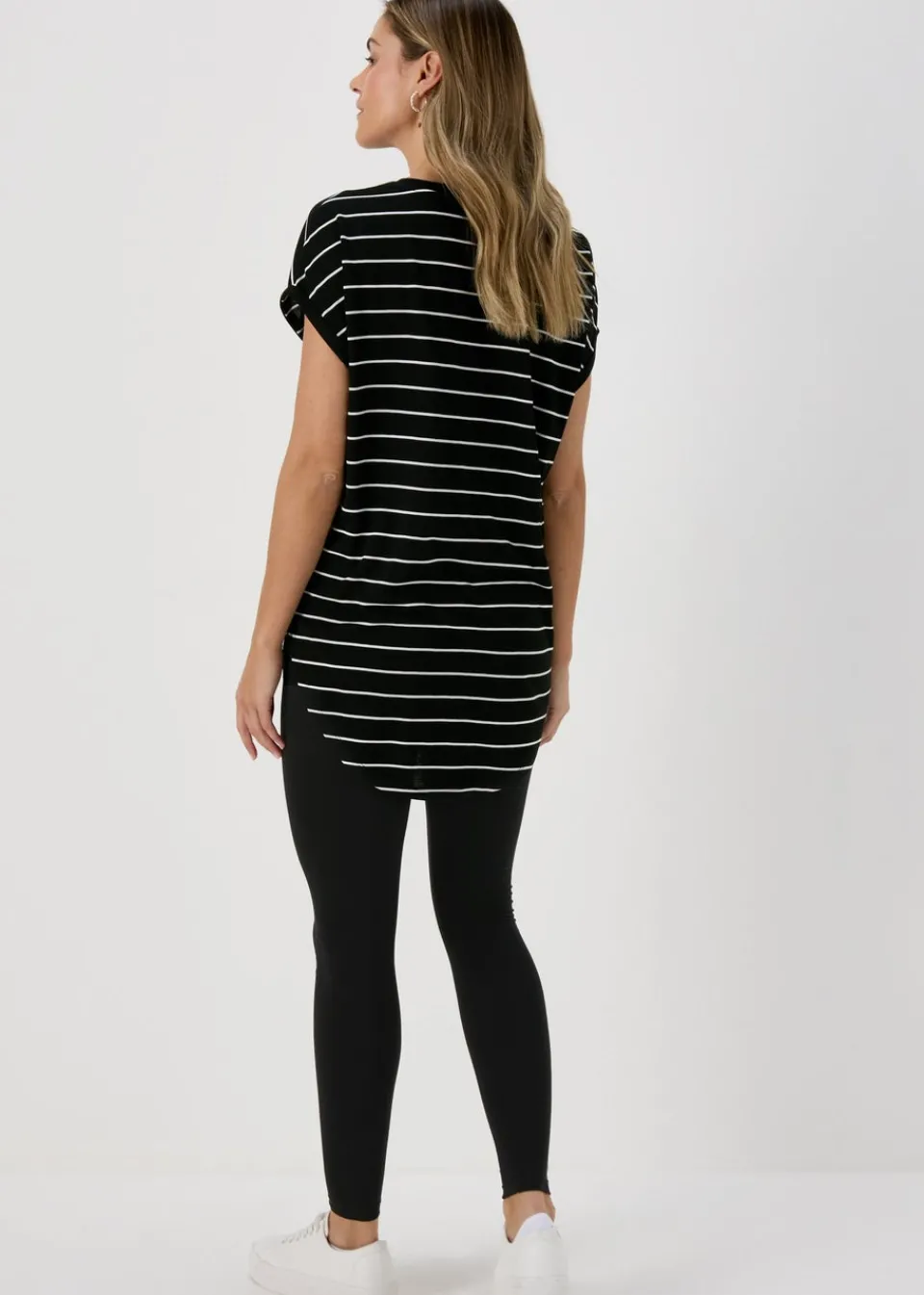 Loungewear>Papaya 2 Pack Black Cotton Leggings