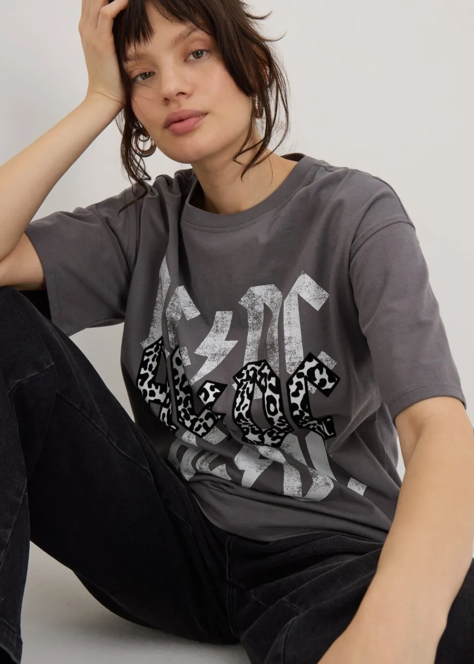 T-Shirts>ACDC Charcoal T-Shirt