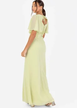 Dresses>Anaya with Love Recycled Spring Green V Neck Maxi Dress