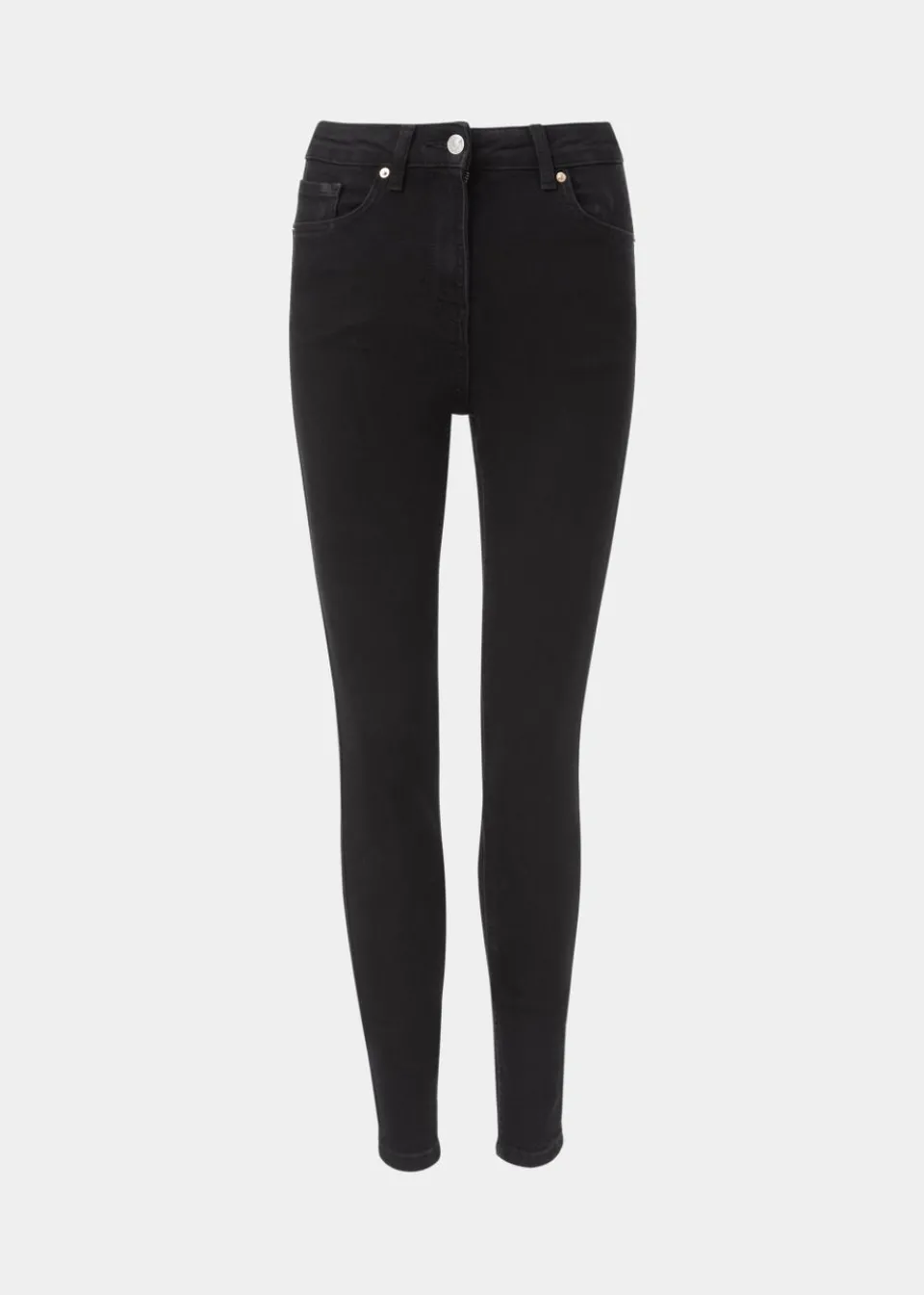 Jeans & Jeggings>Papaya Denim April Skinny Jeans (Long Length) Black
