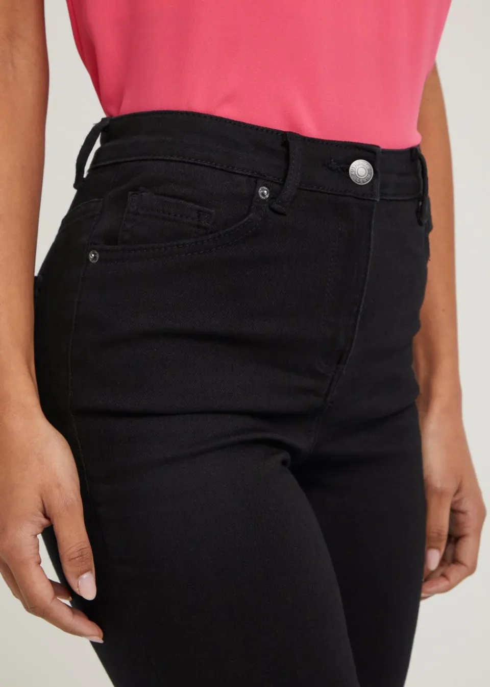 Jeans & Jeggings>Papaya Denim April Black Super Skinny Jeans