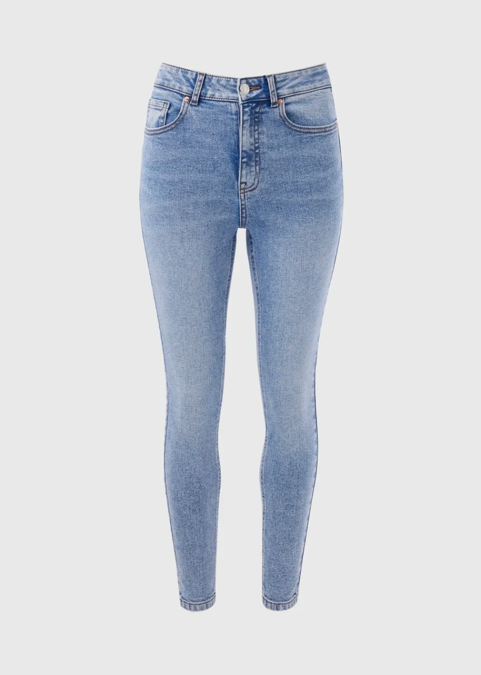 Jeans & Jeggings>Papaya Denim April Mid Wash Skinny Jeans Midwash