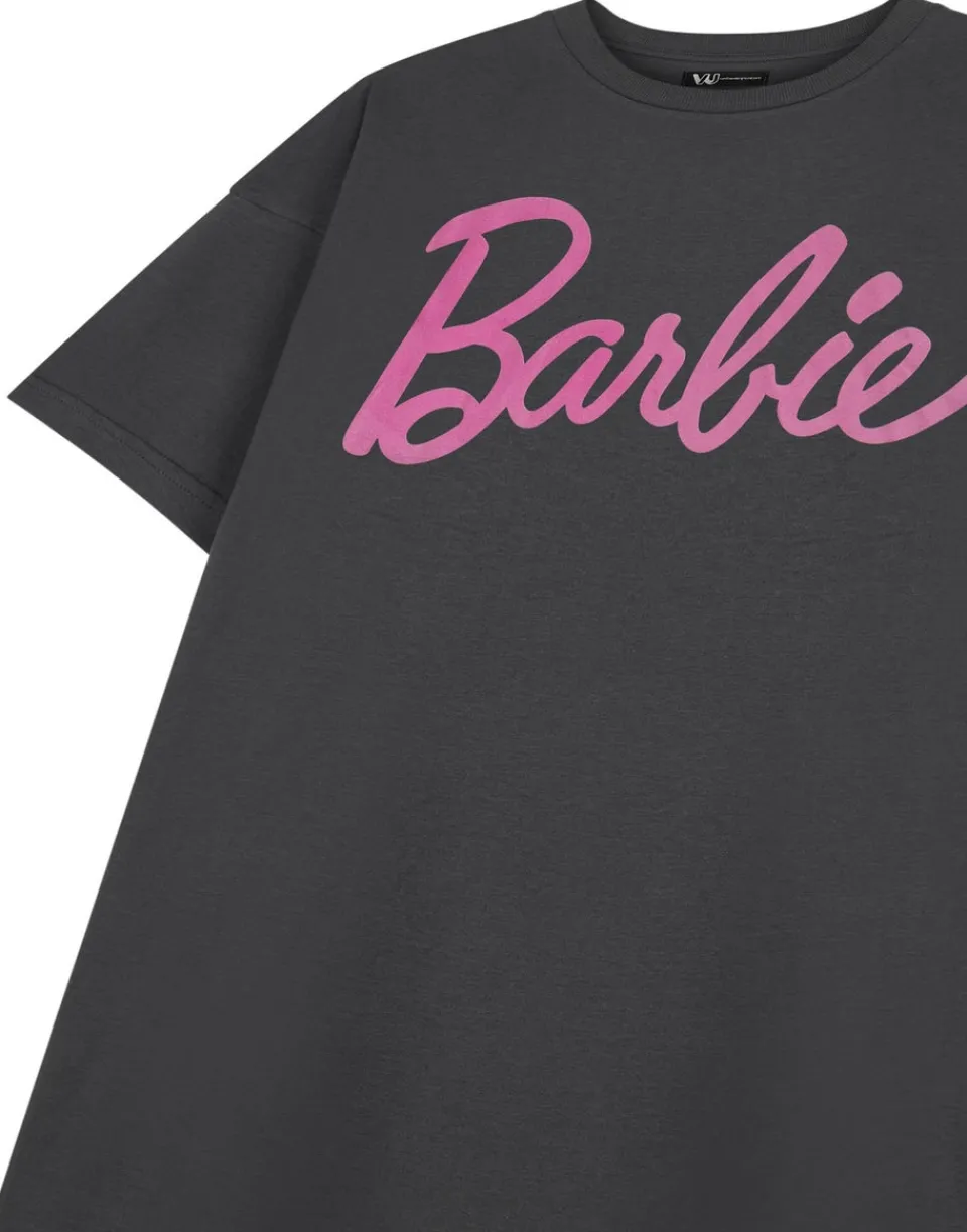 Dresses>Barbie Grey Logo T-Shirt Dress
