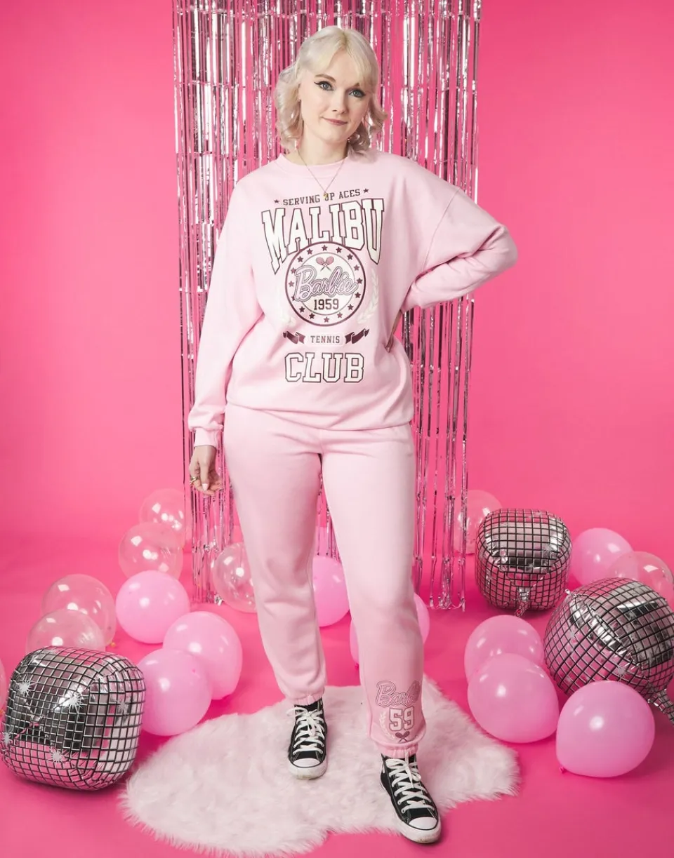 Loungewear>Barbie Pink Malibu Club Sweatshirt