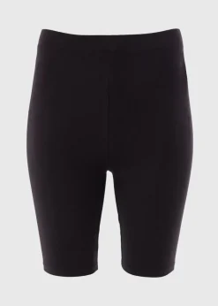 Shorts>Papaya Black Cycle Shorts