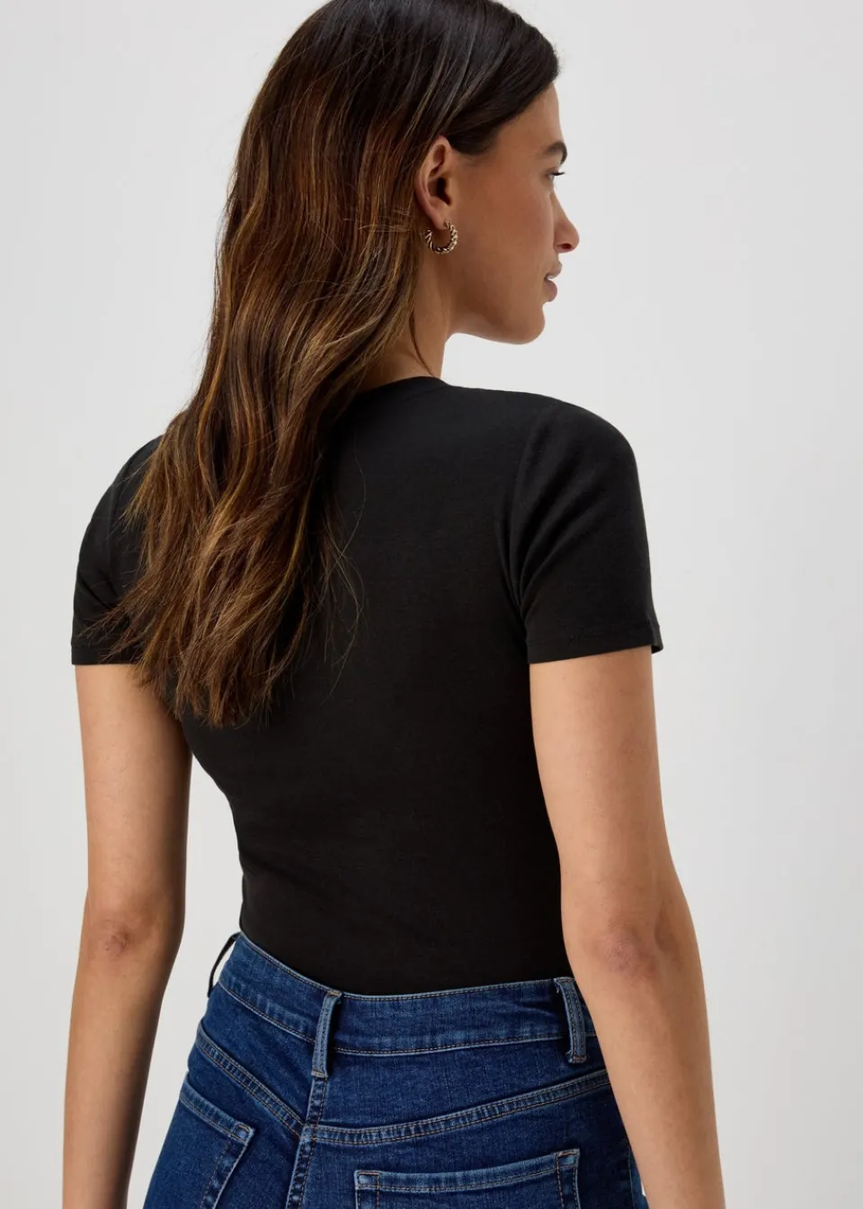 T-Shirts>Papaya Essential T-Shirt Black