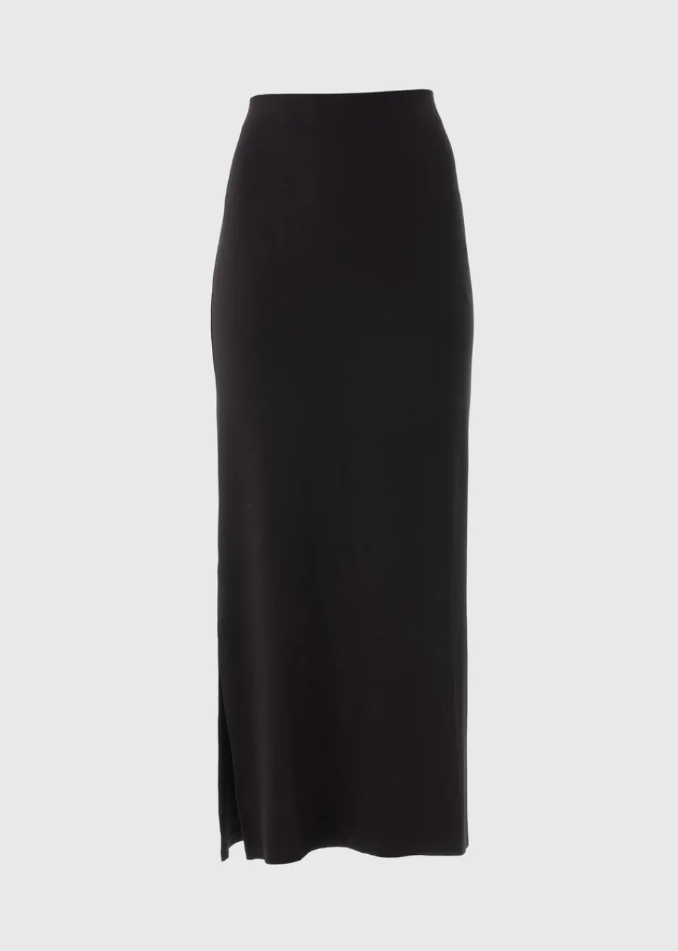 Skirts>Papaya Black Jersey Maxi Skirt