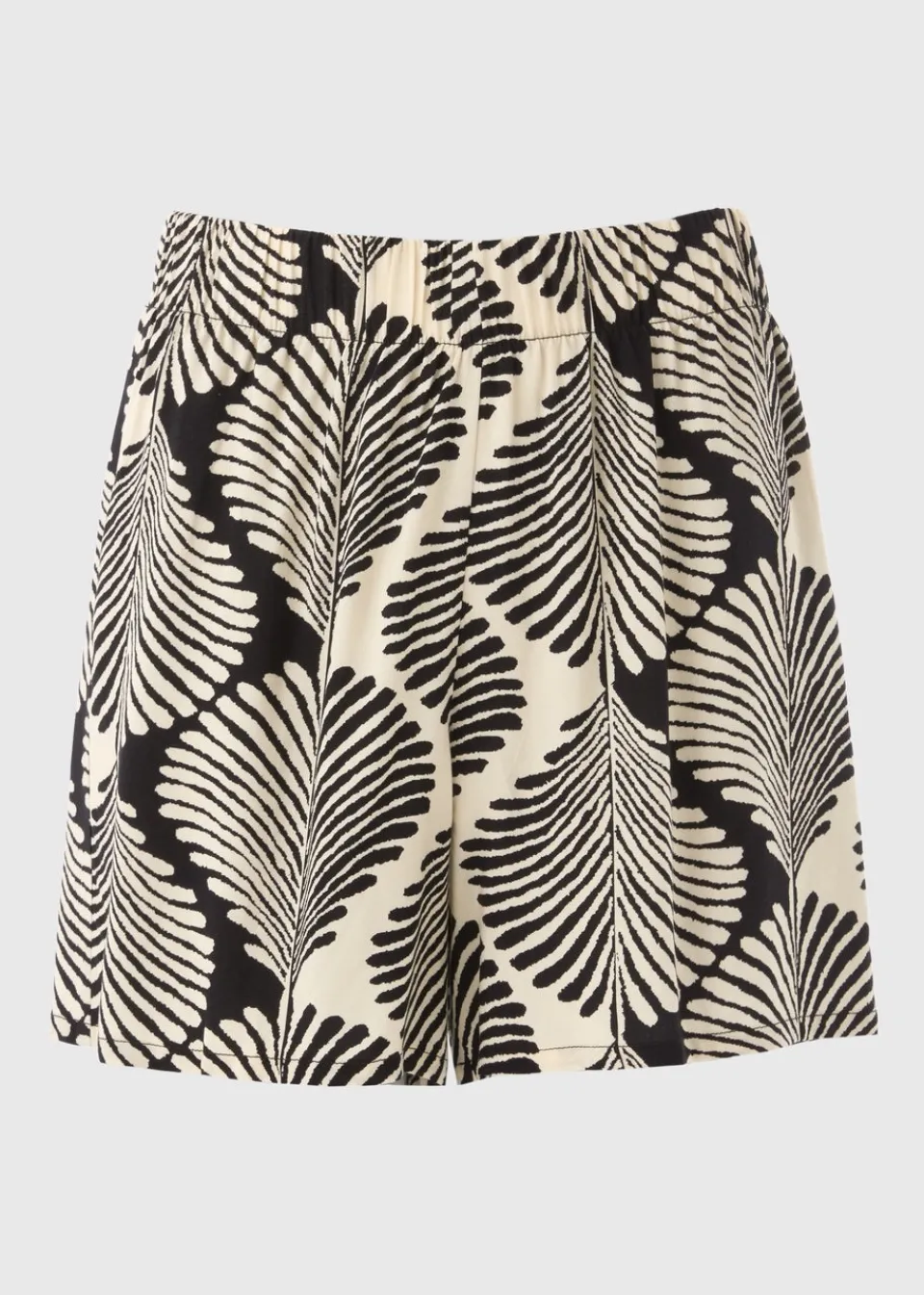 Shorts>Papaya Black Monochrome Shell Shorts