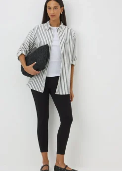 Loungewear> Black Ponte Leggings