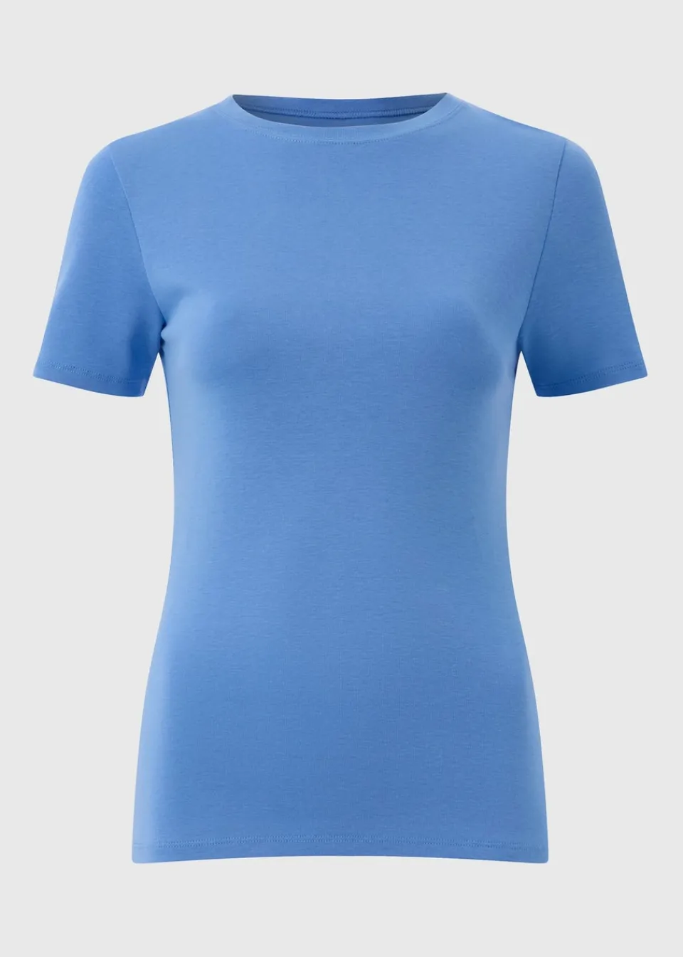 T-Shirts>Papaya Blue Fitted T-Shirt