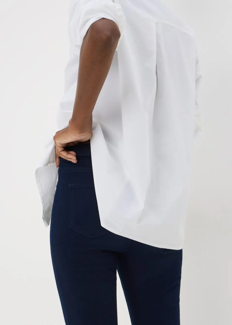 Jeans & Jeggings>Papaya Denim Blue Rosie Rinsewash Cropped Jeggings