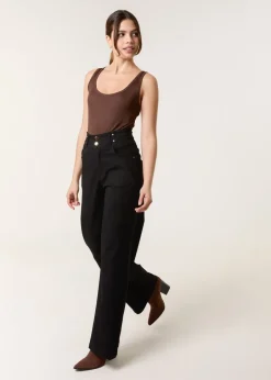 Jeans & Jeggings>Blue Vanilla Black High Waisted Jeans