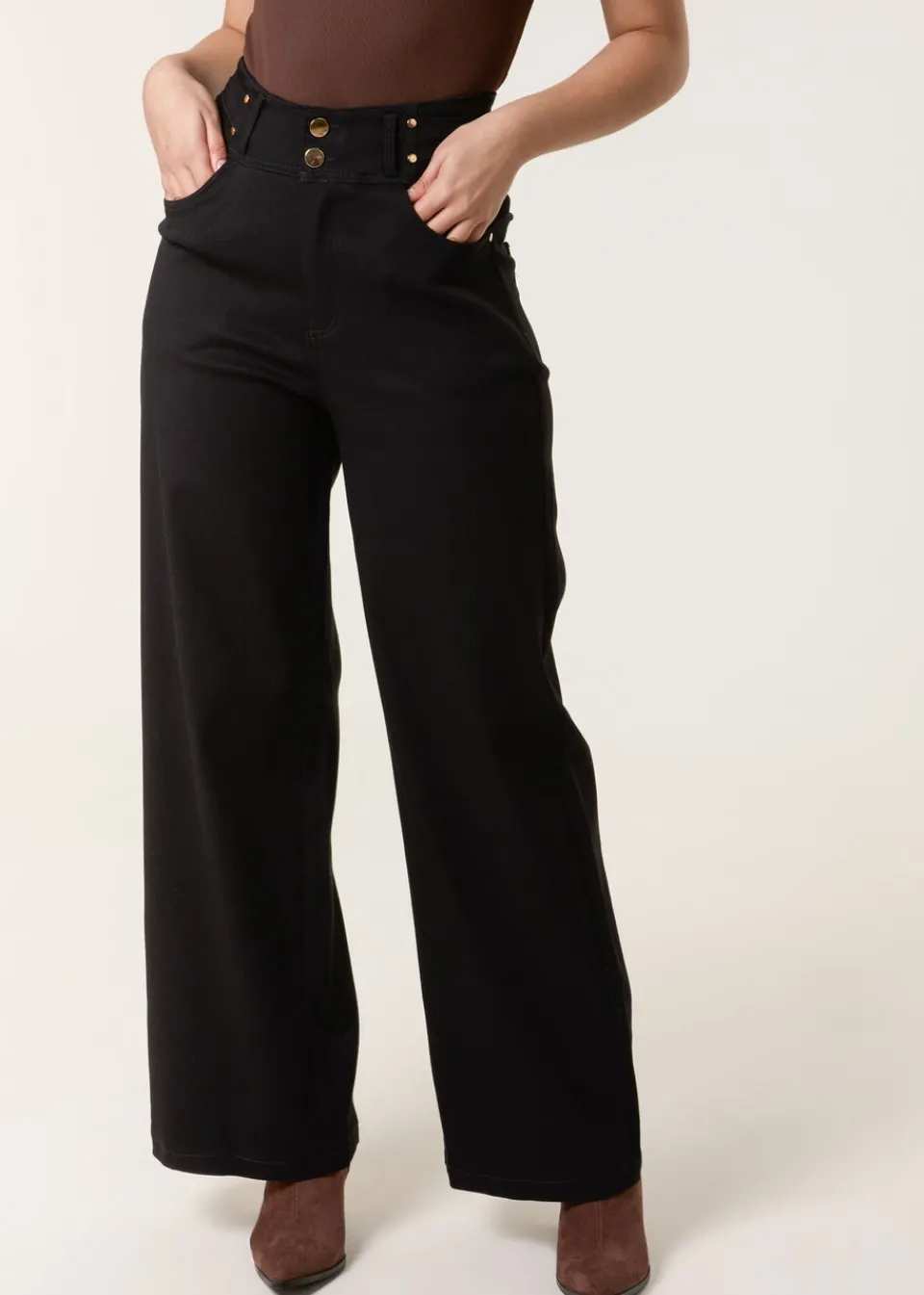 Jeans & Jeggings>Blue Vanilla Black High Waisted Jeans