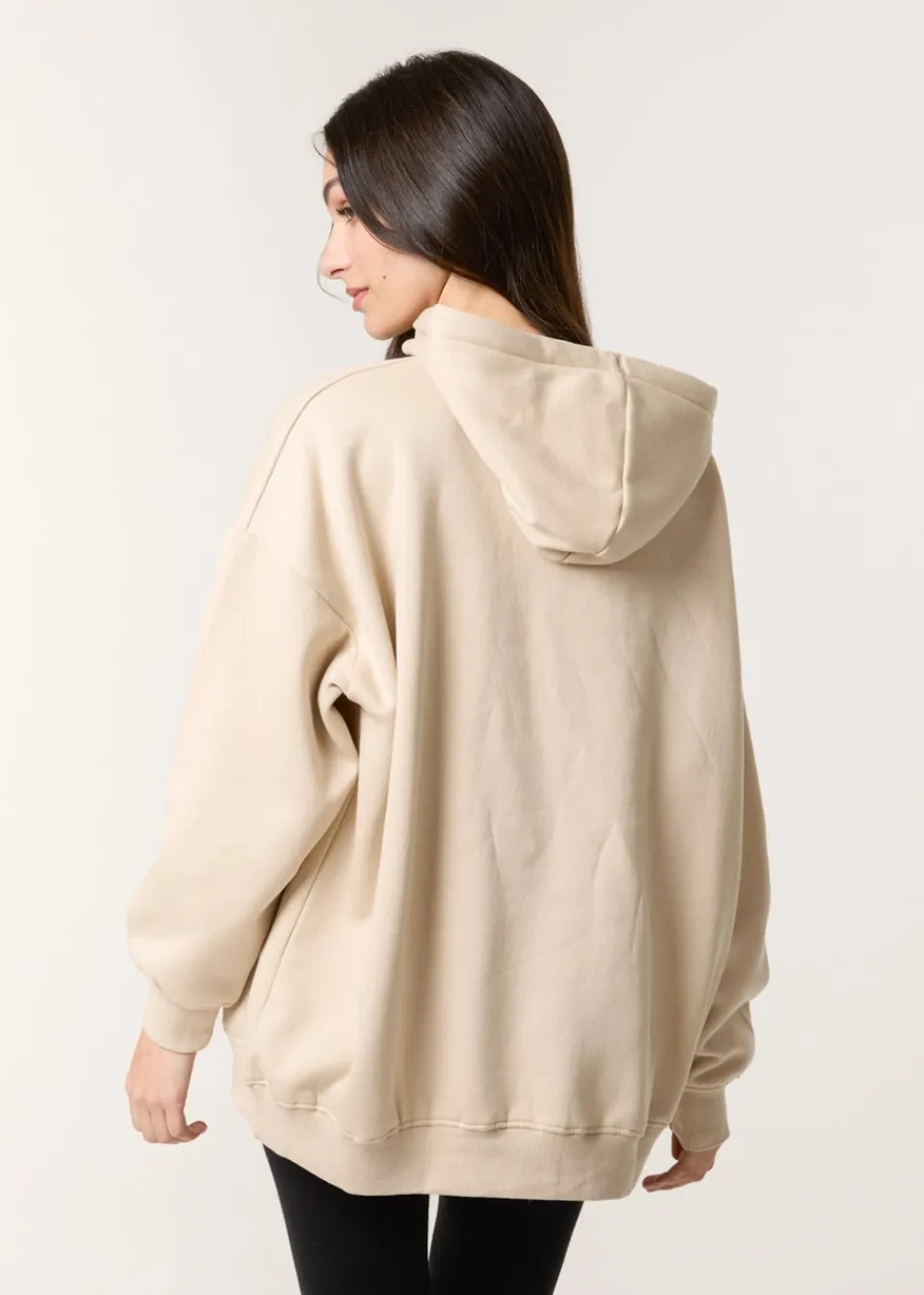Tops>Blue Vanilla Stone Face Art Hoodie