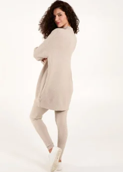 Tops>Blue Vanilla Stone Ribbed Jumper & Knit Legging Set
