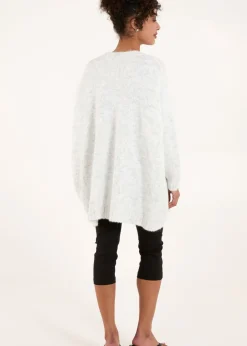 Tops>Blue Vanilla Stone Round Neck Jumper