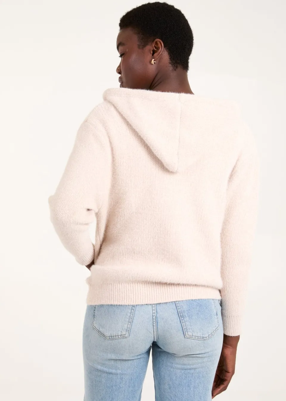 Tops>Blue Vanilla Stone Zip Up Hoodie