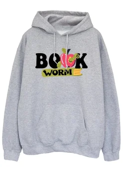 Loungewear>Brands In Grey World Book Day Book Worm Heather Hoodie