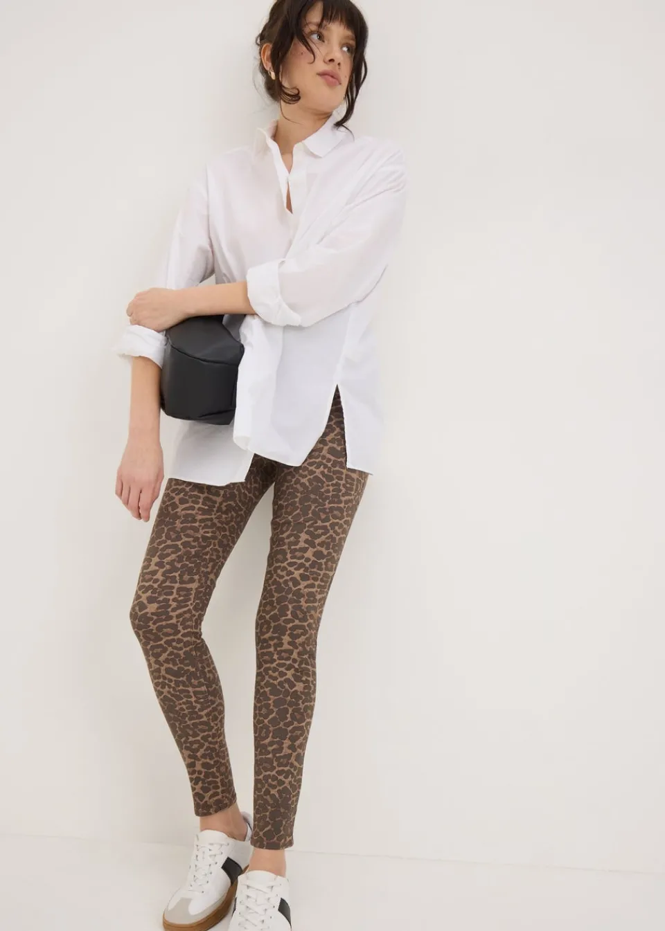 Jeans & Jeggings>Papaya Denim Brown Animal Print Jeggings