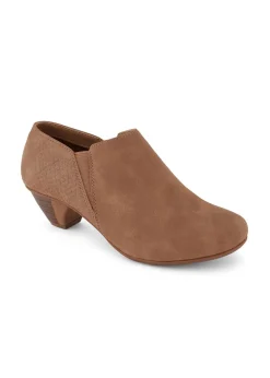 Footwear>Cotton Traders Chestnut Heeled Slip On Ankle Boots