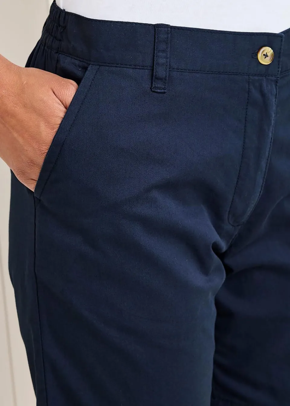 Shorts>Cotton Traders Dark Blue Everday Shorts