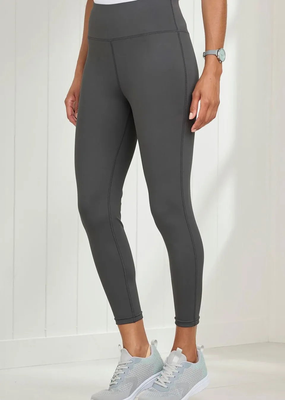 Loungewear>Cotton Traders Dark Grey Stretch Leggings