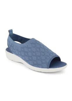 Footwear>Cotton Traders Denim Memorylite Sandals