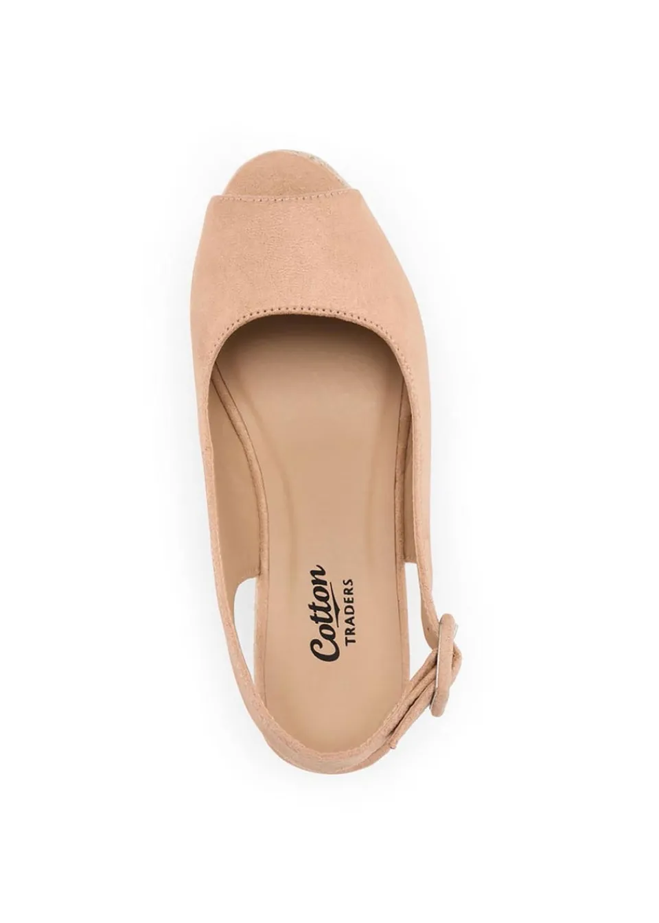 Footwear>Cotton Traders Ecru Espadrille Wedge Sandals