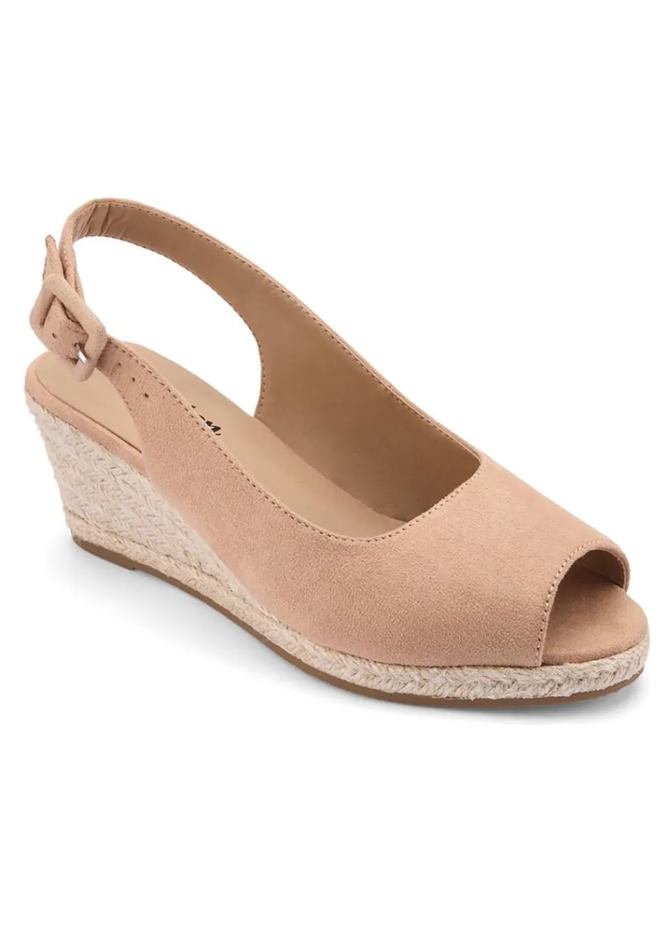 Footwear>Cotton Traders Ecru Espadrille Wedge Sandals