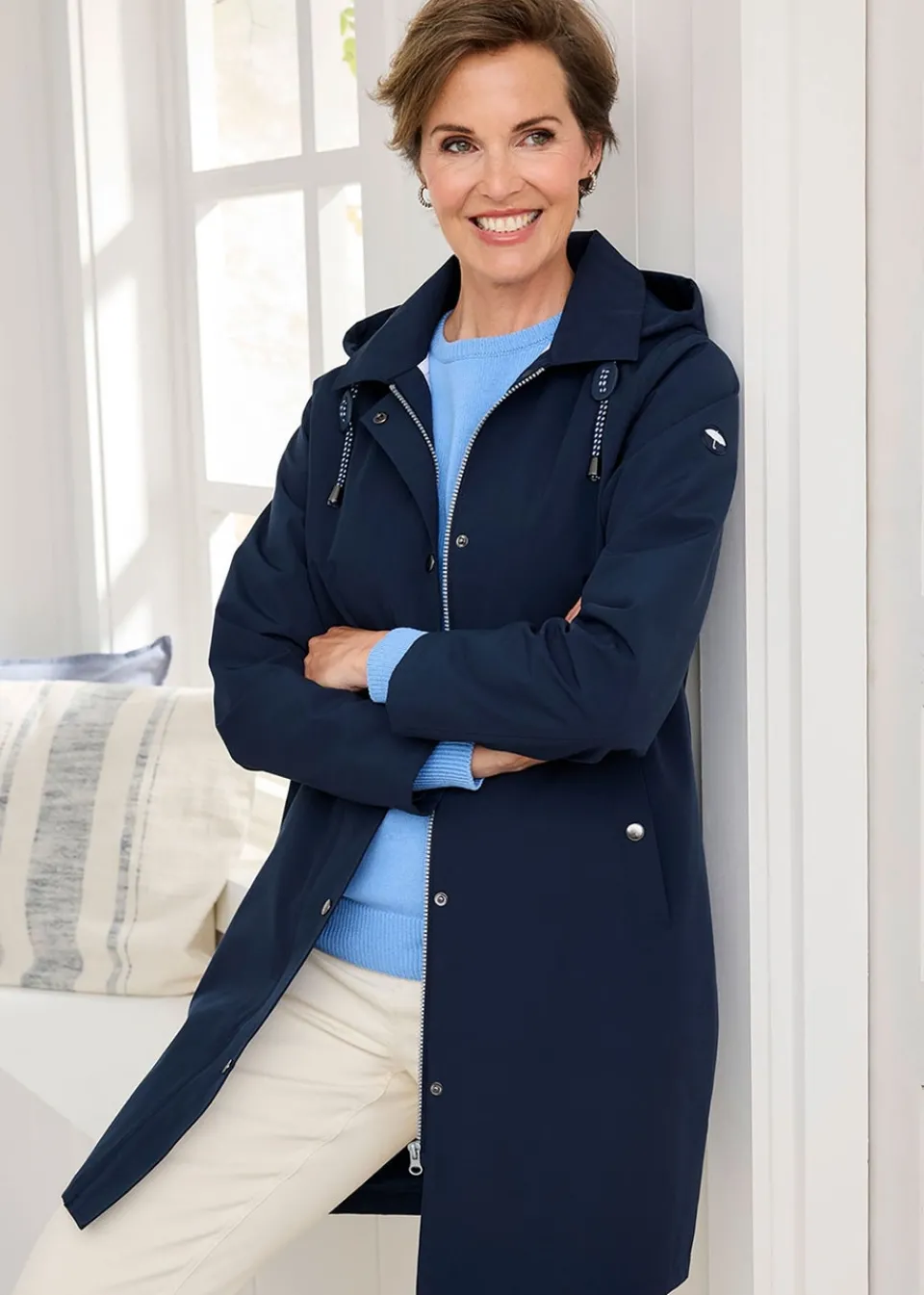 Coats & Jackets>Cotton Traders Navy Weatherproof Jacket