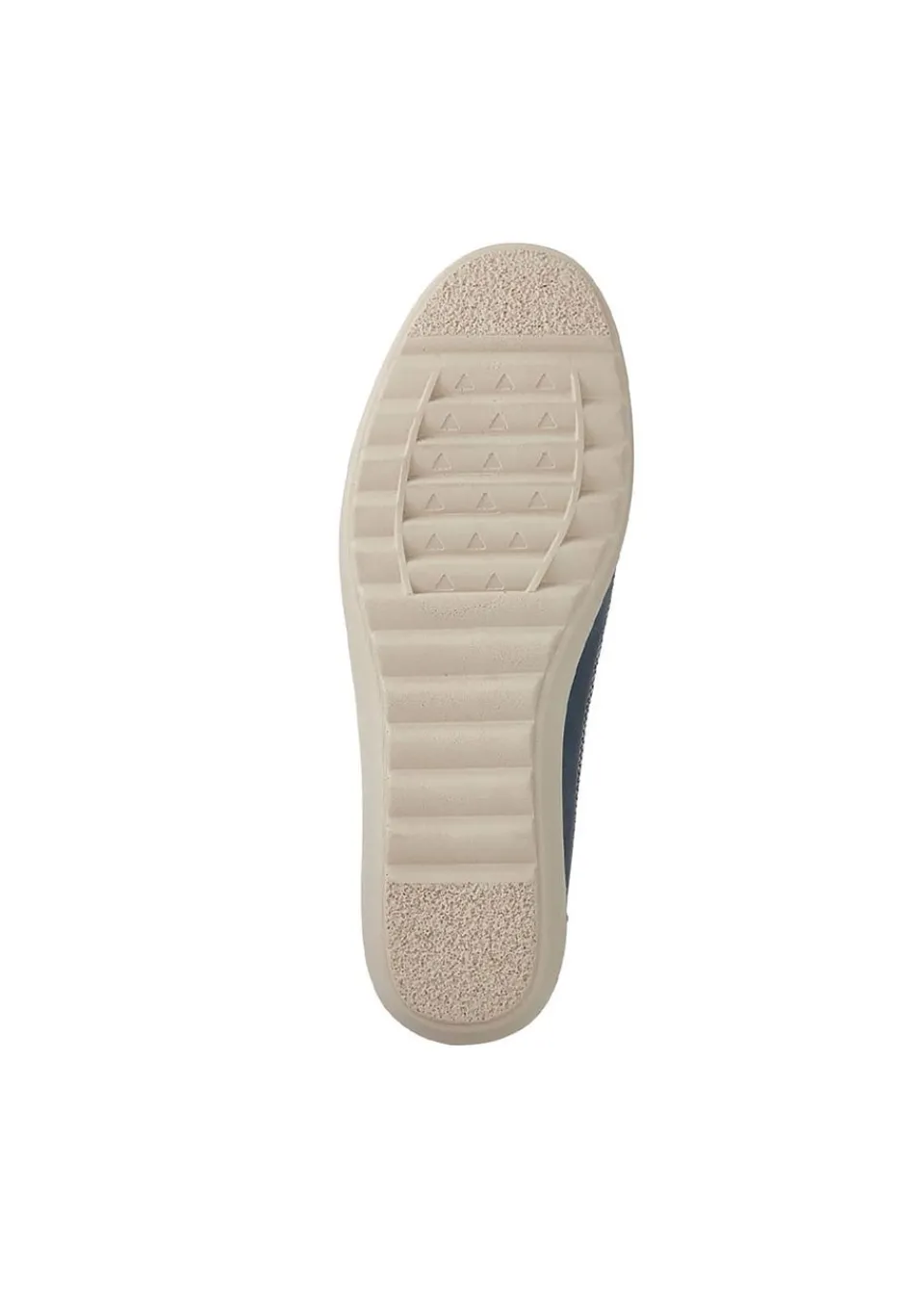 Footwear>Cotton Traders Pale Navy Soft Step Contrast Buckle Shoes