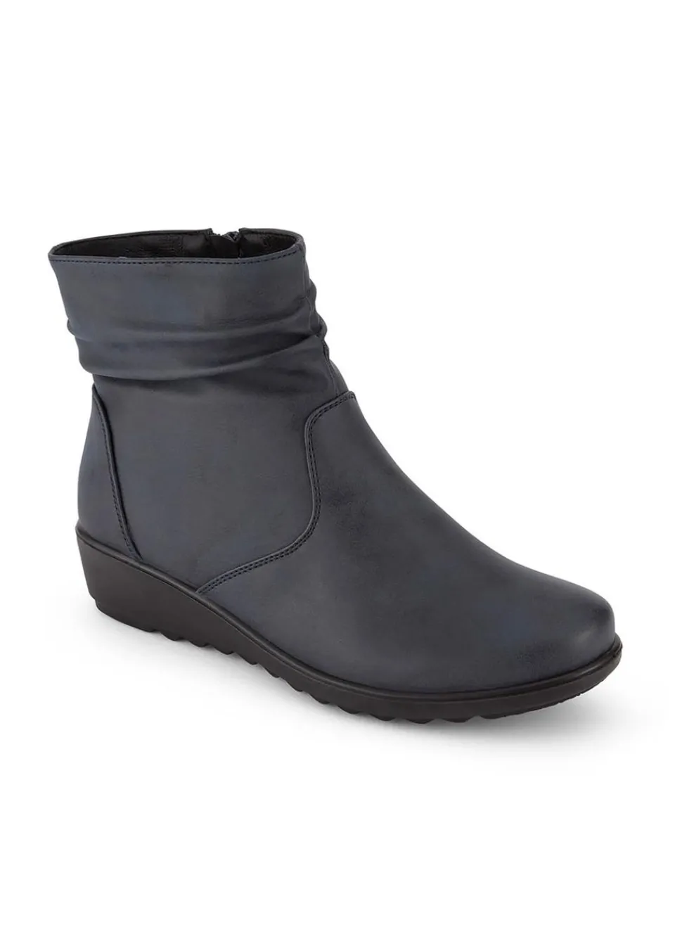 Footwear>Cotton Traders Slate Dark Blue Core Comfort Flexisole Boots