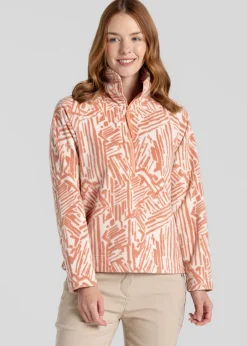 Coats & Jackets>Craghoppers Beige Annjela Half Zip Fleece