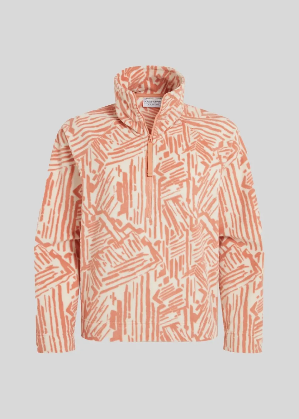 Coats & Jackets>Craghoppers Beige Annjela Half Zip Fleece