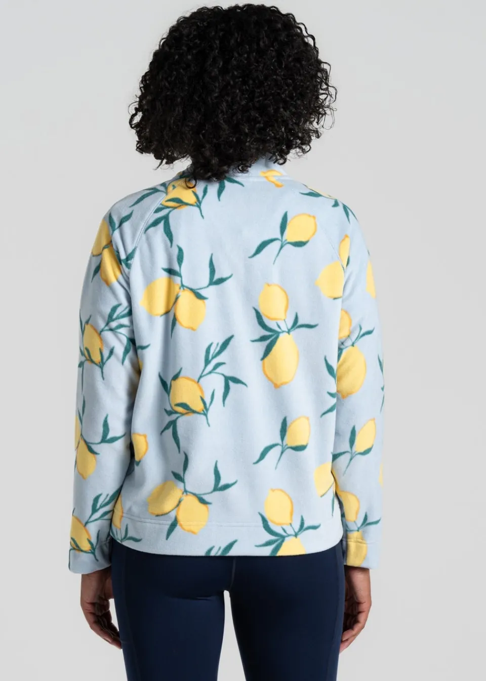 Coats & Jackets>Craghoppers Blue Annjela Half Zip Fleece