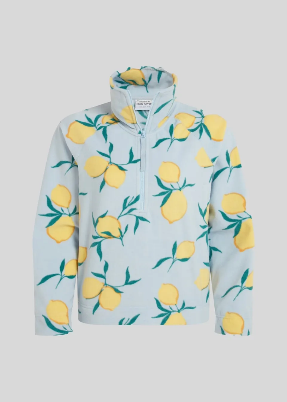 Coats & Jackets>Craghoppers Blue Annjela Half Zip Fleece