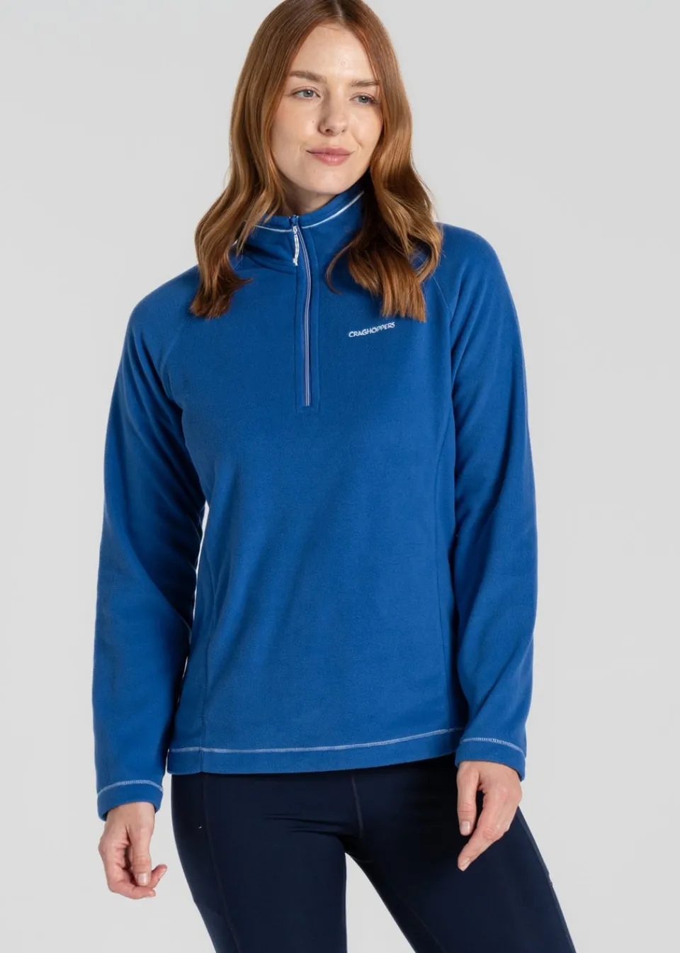 Coats & Jackets>Craghoppers Blue Miska VI Half Zip Fleece