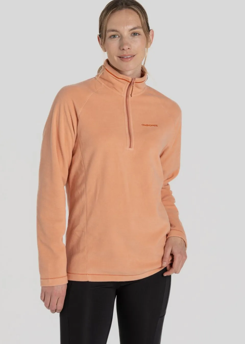 Coats & Jackets>Craghoppers Brown Miska VI Half Zip Fleece