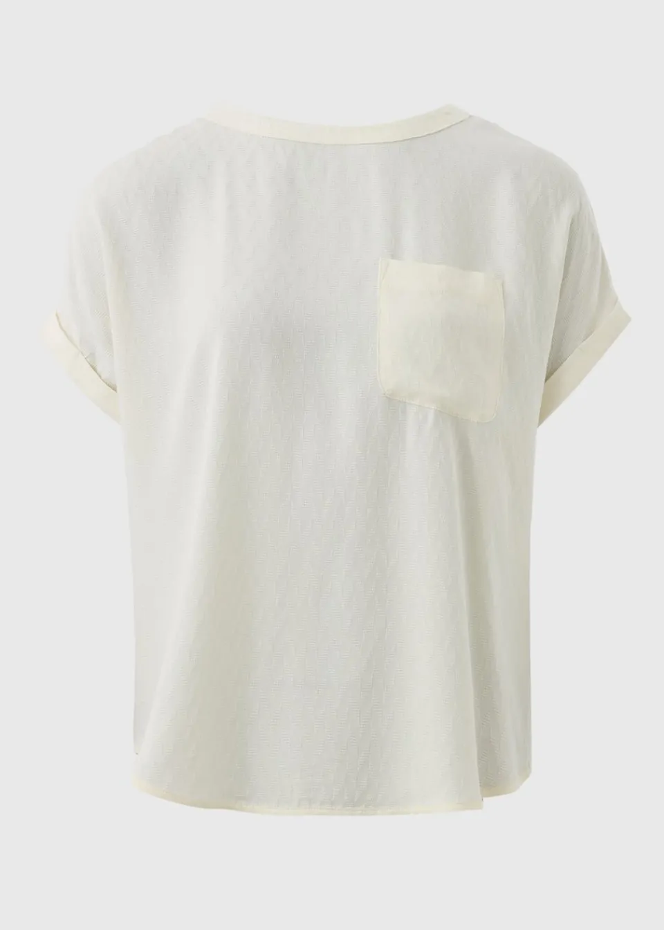 Tops>Papaya Cream Pocket Box Top