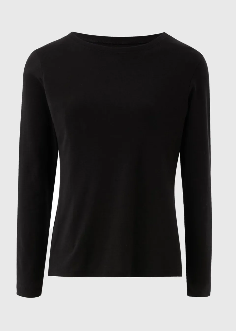 T-Shirts>Papaya Dark Grey Long Sleeve T-Shirt Black