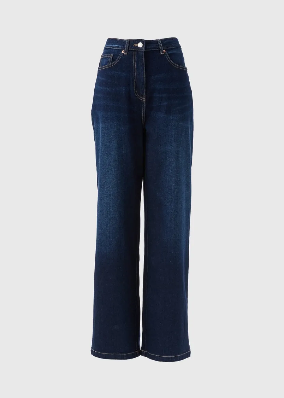 Jeans & Jeggings>Papaya Denim Dark Wash Wide Leg Jeans DarkWash