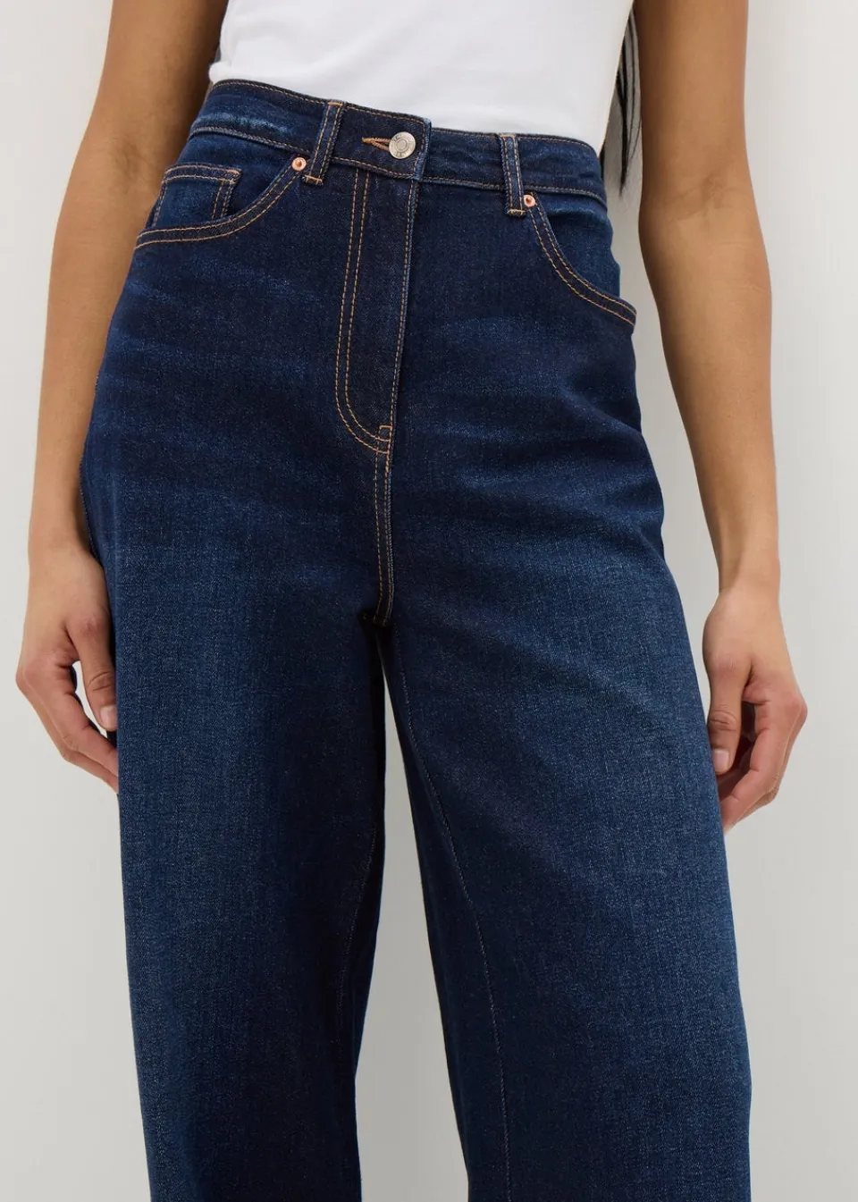 Jeans & Jeggings>Papaya Denim Dark Wash Wide Leg Jeans DarkWash