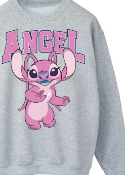 Tops>Disney Lilo & Stitch Angel Heather Grey Sweatshirt