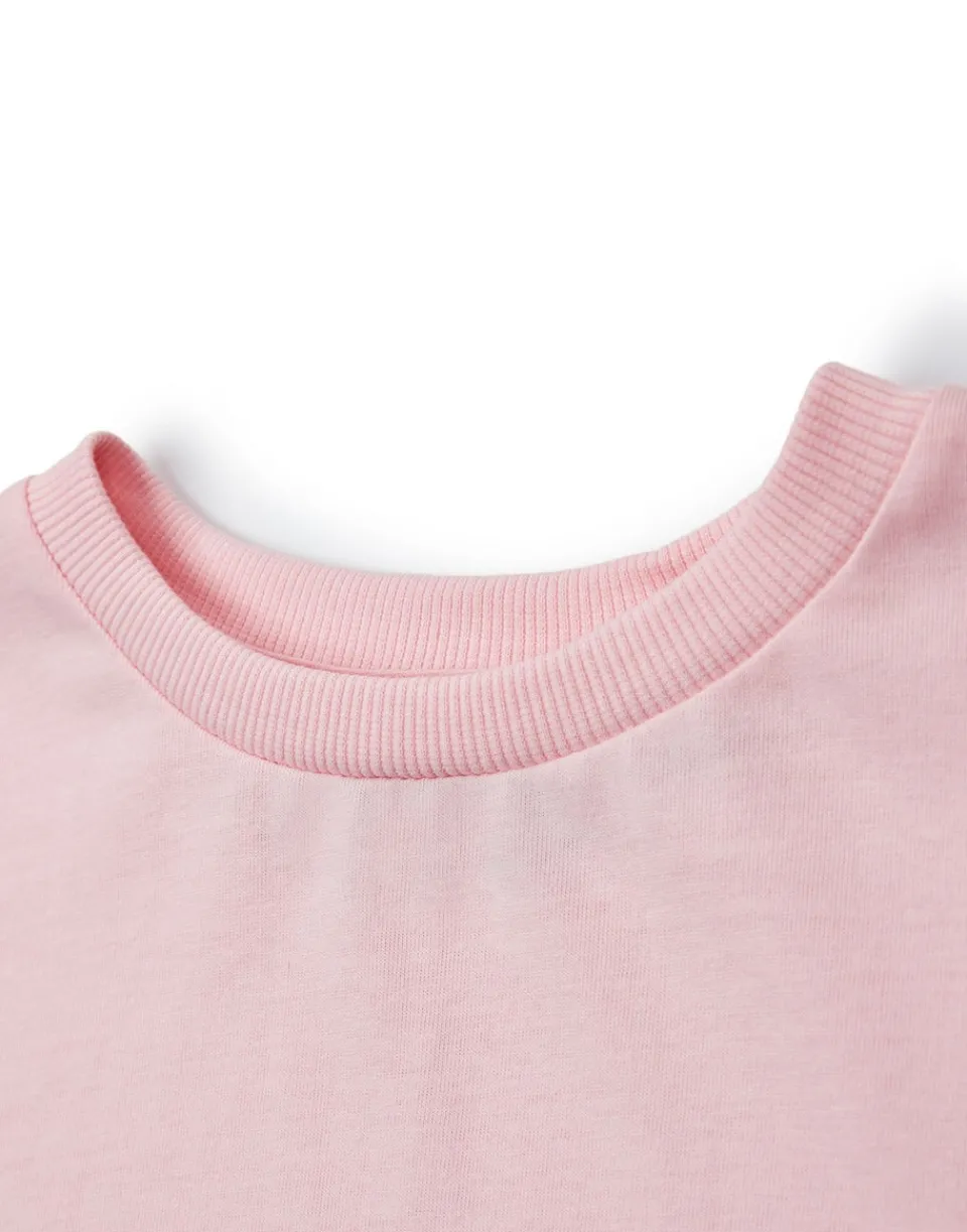 T-Shirts>Disney Lilo & Stitch Love Girls Pink T-Shirt (3-14 Years)