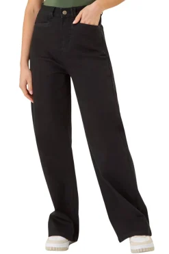 Jeans & Jeggings>Roman Dusk Black Dusk Denim Stretch Wide Leg Jeans