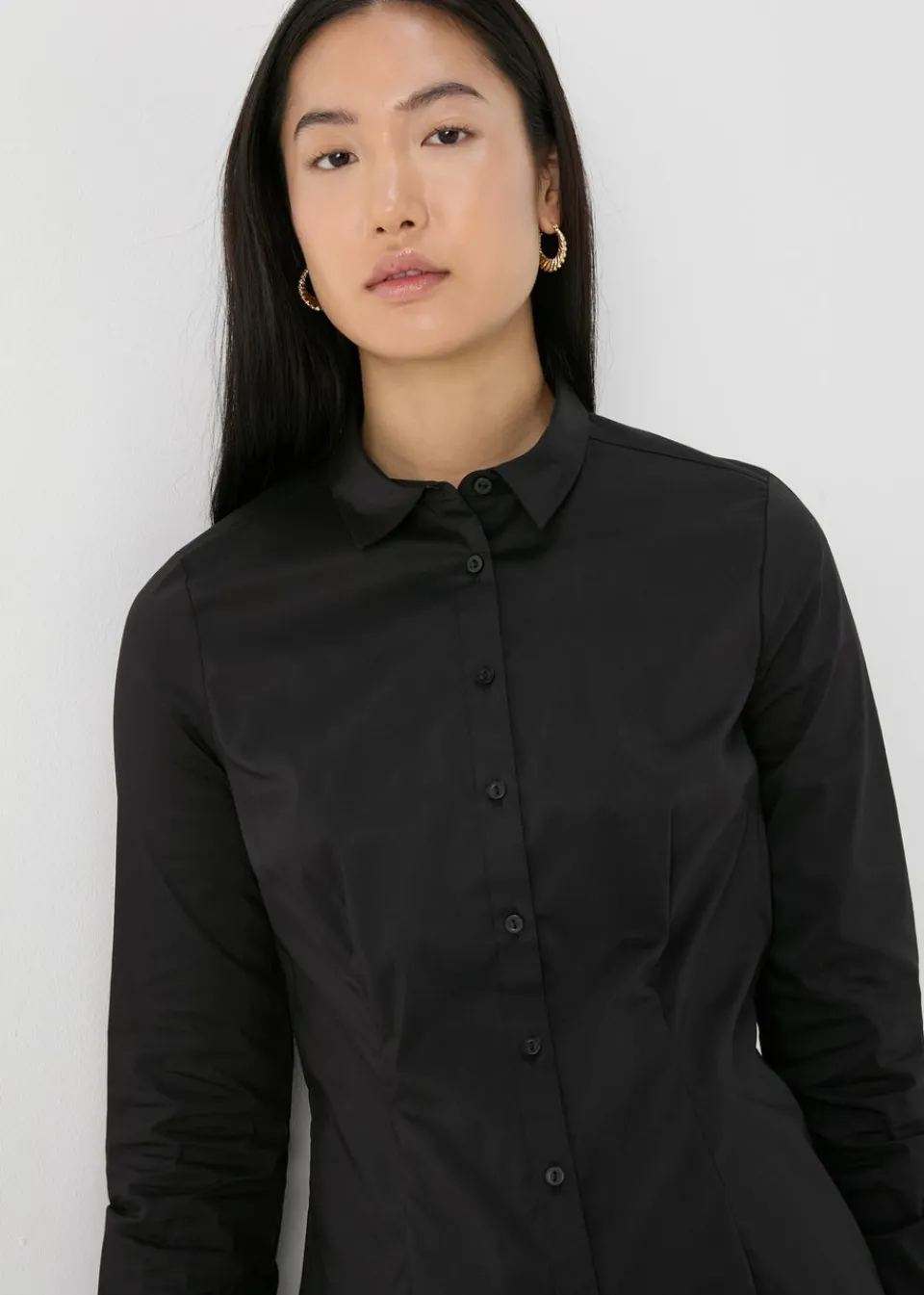 Tops>Et Vous Essential Blouse Black