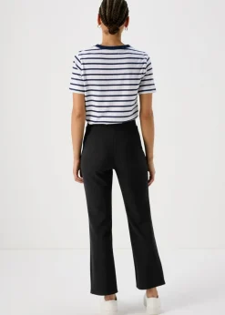 Trousers>Et Vous Rib Trousers Navy
