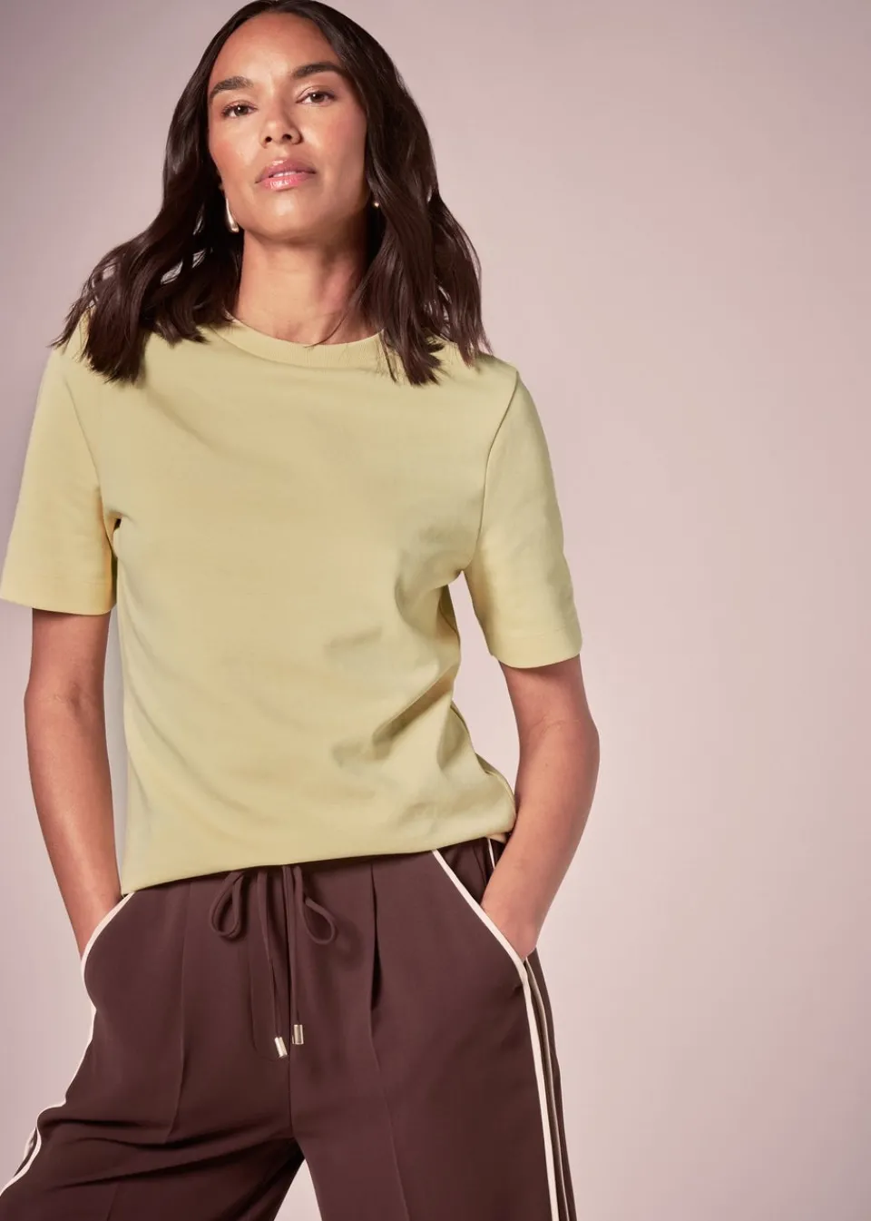T-Shirts>Et Vous Yellow T-Shirt