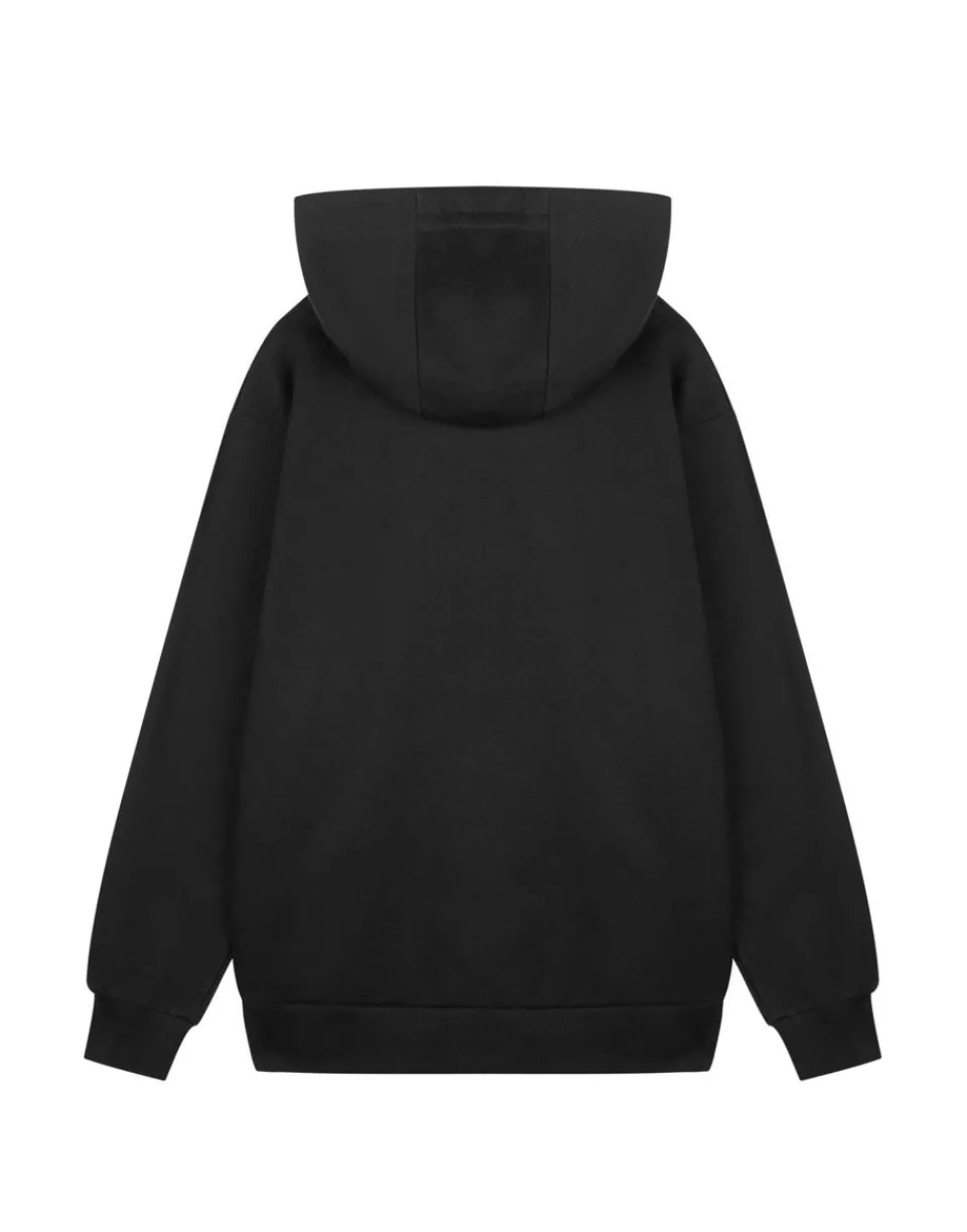 Tops>Garfield Heart Throb Black Hoodie